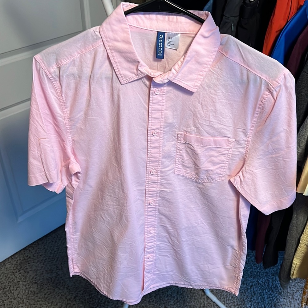 NWT H&M Short Sleeve Button Down Shirt